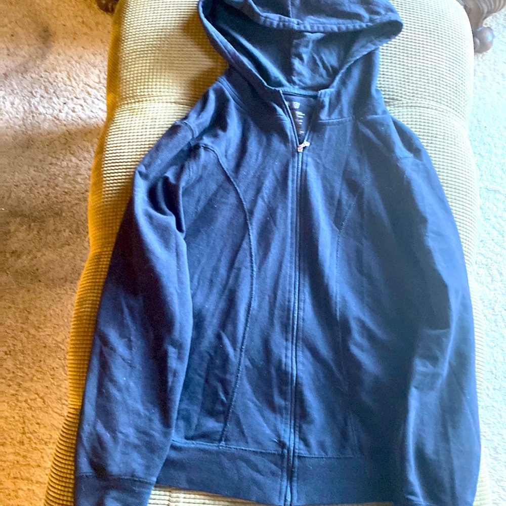 Women’s super soft Danskin hoodie with pockets and rhinestone zip pull
